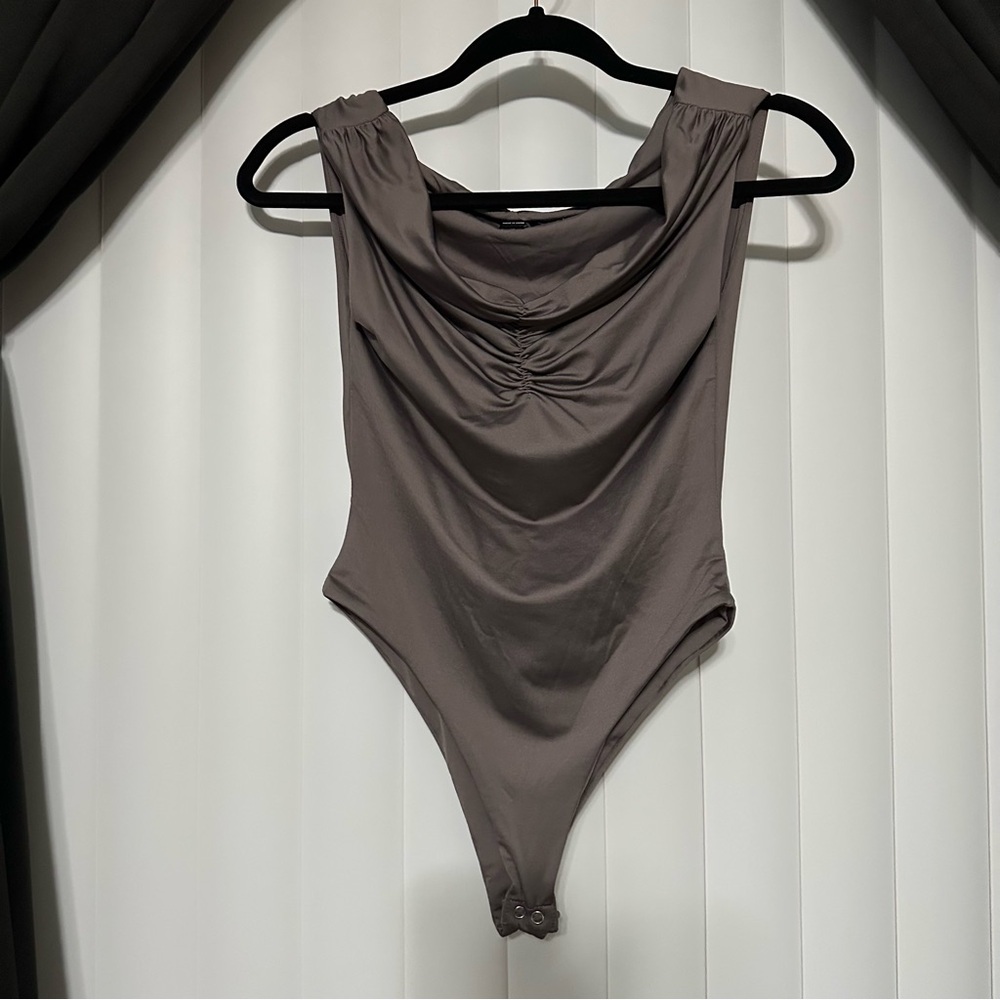 Forever 21 Grey bodysuit